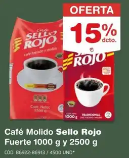 Makro Sello rojo café molido fuerte oferta