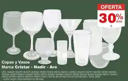 Makro Cristar - nadir - aro copas y vasos oferta