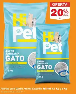 Makro Hi pet arenas para gatos aroma lavanda oferta