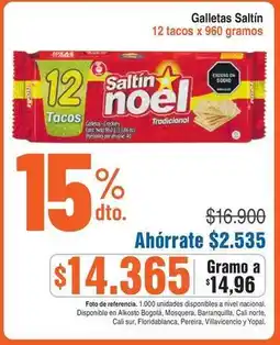 Alkosto Saltin noel - galletas saltin oferta