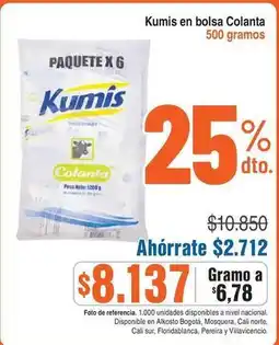 Alkosto Colanta - kumis oferta