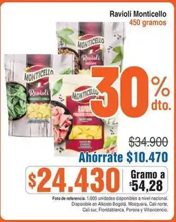 Alkosto Monticello - ravioli oferta