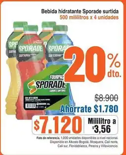 Alkosto Sporade - bebida hidratante oferta