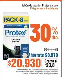 Alkosto Protex - jabón de tocador carbón oferta