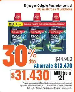 Alkosto Colgate - enjuague bucal oferta
