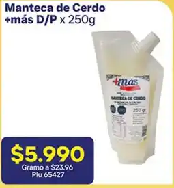 La Gran Colombia +más manteca de cerdo d/p oferta