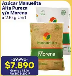 La Gran Colombia Manuelita azúcar alta pureza y/o morena oferta