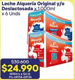 La Gran Colombia Familiar leche alquería original y/o deslactosada oferta