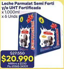 La Gran Colombia Parmalat leche semi forti y/o uht fortificada oferta