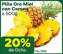 La Gran Colombia Piña oro miel con corona oferta