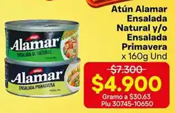 La Gran Colombia Atún alamar ensalada natural y/o ensalada primavera oferta