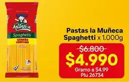 La Gran Colombia La muñeca pastas spaghetti oferta