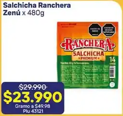La Gran Colombia Zenú salchicha ranchera oferta