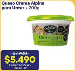 La Gran Colombia Alpina queso crema para untar oferta