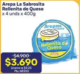 La Gran Colombia Arepa la sabrosita rellenita de queso oferta