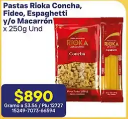 La Gran Colombia Rioka concha pastas fideo, espaghetti y/o macarrón oferta