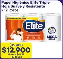 La Gran Colombia Elite papel higiénico triple hoja suave y resistente oferta