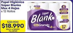 La Gran Colombia Súper blanko papel higiénico max oferta