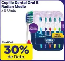 La Gran Colombia Oral B cepillo dental radian medio oferta