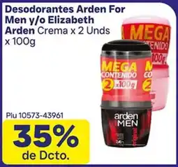 La Gran Colombia Arden desodorantes arden for men y/o elizabeth crema oferta
