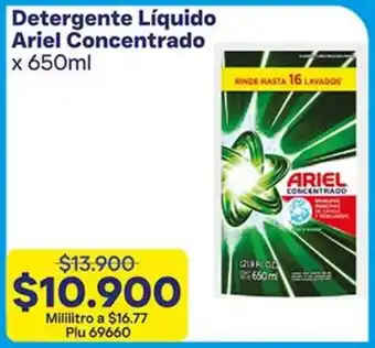 La Gran Colombia Ariel detergente líquido concentrado oferta