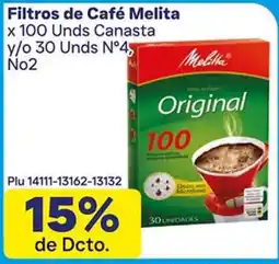 La Gran Colombia Melita filtros de café oferta