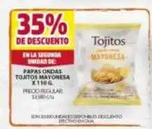 Ara Papas ondas tojitos mayonesa oferta