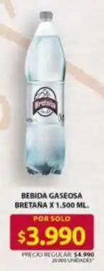 Ara Bebida gaseosa bretaña oferta