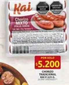 Ara Chorizo tradicional kai oferta