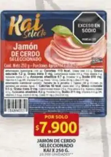 Ara Jamón de cerdo seleccionado oferta