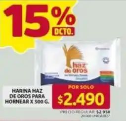 Ara Haz de oros - harina para hornear oferta