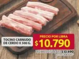 Ara Libra - tocino carnudo de cerdo oferta