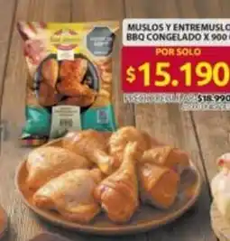 Ara Muslos y entremuslos bbq congelado oferta