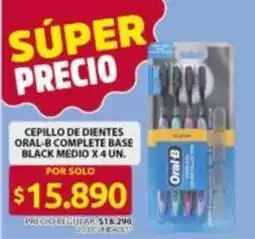 Ara Oral b - cepillo de dientes complete base black medio oferta