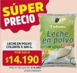Ara Colanta - leche en polvo oferta