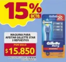 Ara Gillette - maquina para afeitar star 3 repuestos oferta