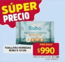 Ara Bubu - toallitas húmedas oferta
