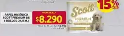 Ara Scott - papel higiénico scott premium de 4 rollos oferta