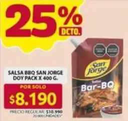 Ara San jorge - salsa bbq doy pack oferta