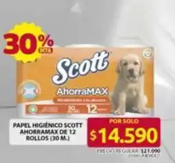 Ara Scott - papel higi enico ahorramax de 12 rollos (30 m.) oferta