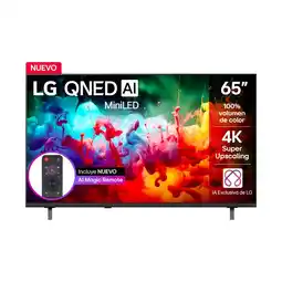 Falabella Televisor 65 pulgadas|4K UHD QNED Mini LED|65QNED65BSA|Incluye AI Magic Remote oferta