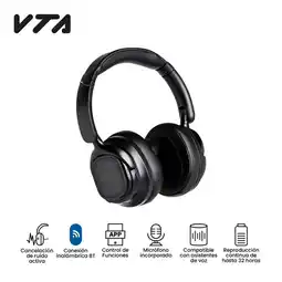 Falabella Audifonos Con Pantalla Digital y Cancelación Ruido oferta