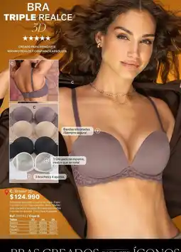 Leonisa 3d - bra triple realce 3d oferta