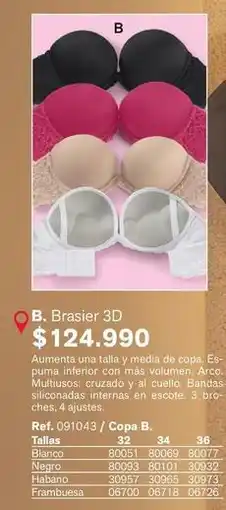 Leonisa 3d - b. brasier 3d oferta