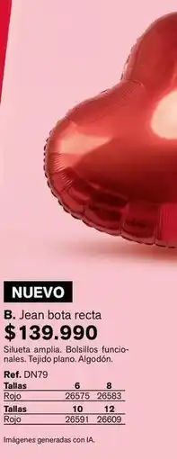 Leonisa B. jean bota recta oferta