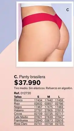 Leonisa Cocoa - c. panty brasilera oferta