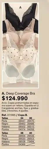 Leonisa Arco - deep coverage bra oferta