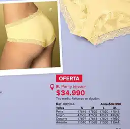 Leonisa E. panty hipster oferta