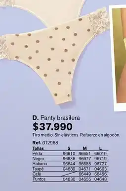 Leonisa D. panty brasilera oferta