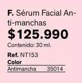 Sérum facial anti-manchas ref. nt153
